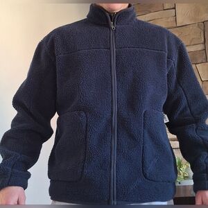 Old Navy Navy Blue Fleece Jacket